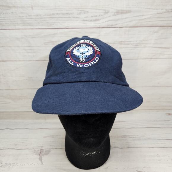 Vintage 1996 Atlanta Olympics Hat Cap Strapback Summer Games 90s Phat Farm Hat - Picture 2 of 8